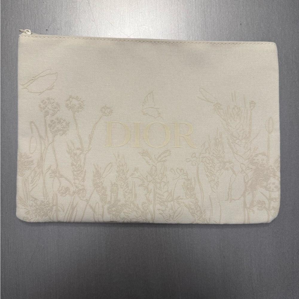 Dior Ivory Botanical makeup pouch